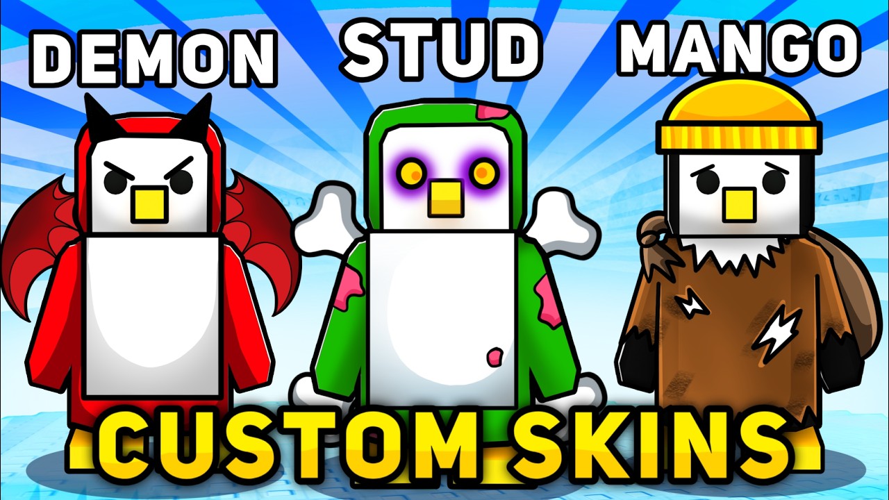 We Got CUSTOM SKINS In Roblox Knockout