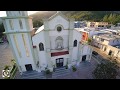 The town of Villalba, Puerto Rico from the public plaza (drone video)