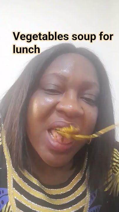 Great lunch option, vegetable soup is a great lunch option #veggiedelight #nigeriansoups