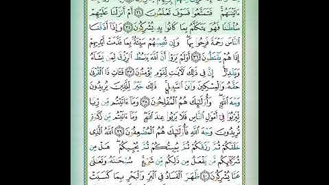 #سورة الروم#الآيات(٣٣-٣٤-٣٥)#تلاوة الشيخ أيمن سويد #قليل دائم خير