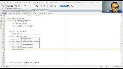 TUGAS 2 STRUKTUR DATA. STSI4104.297 (merge sort dan counting sort) 