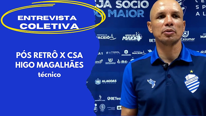 Entrevista Coletiva | Sèrie C | Pós Jogo Retrô x CSA | Higo Magalhães | técnico | 14.07