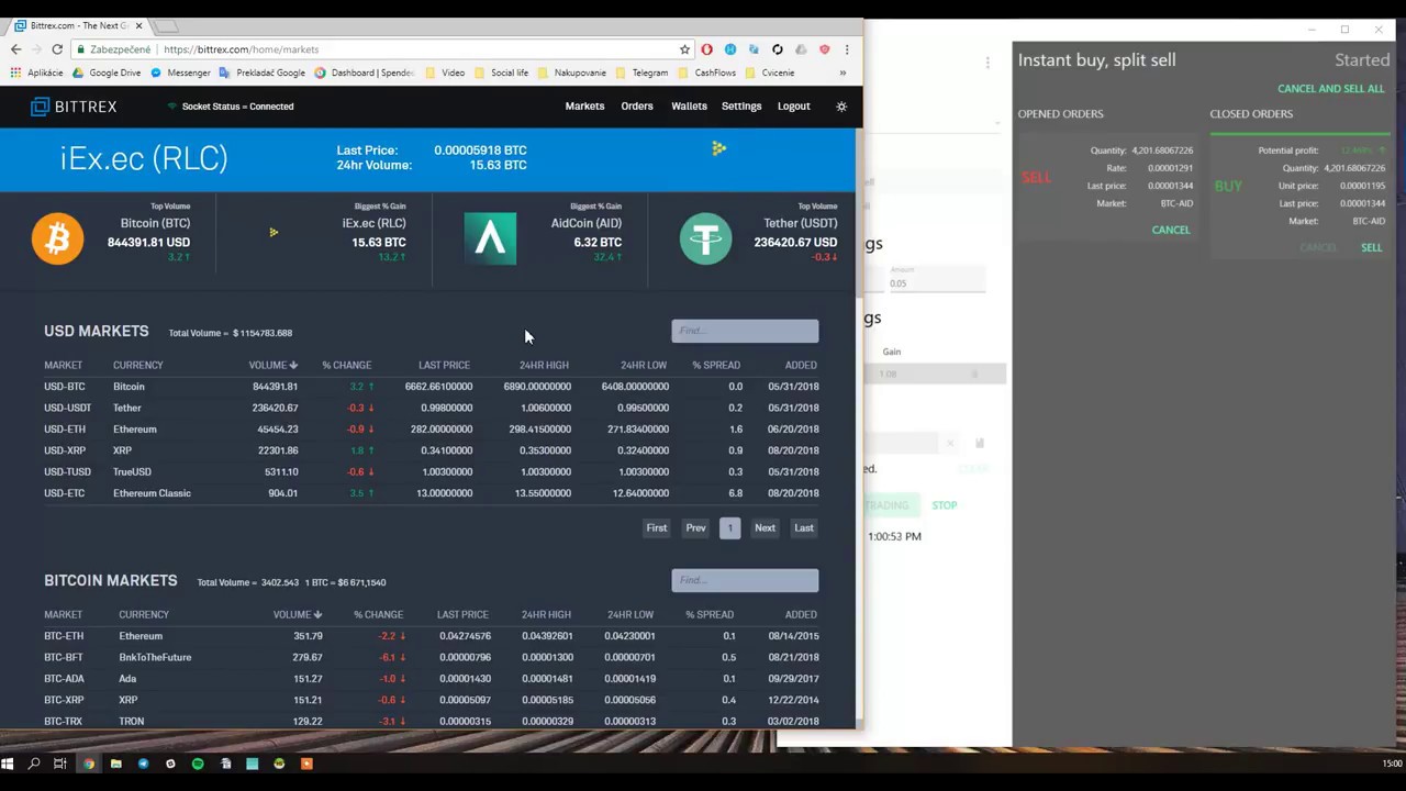 Crypto Signal jtrBot | 22.08.2018 | easy money