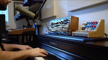 Live performance w/ Mutable Instruments Marbles, Rings, Plaits, Beads, Neon Egg Planetarium, piano