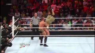 CM Punk piledrives John Cena - WWE RAW 2/25/13
