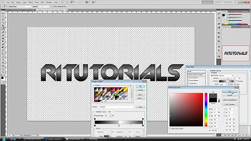 How to Create Glossy Text in Photoshop CS5