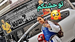 مقابلة شرسة💪😜 مع نادي الرجاء البيضاوي للتايكواندو💚🥋/ Raja club taekwondo