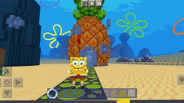 Spongebob￼ SquarePants (bikini bottom) map in Minecraft PE