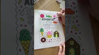 Candy Fun Coloring Session Cozy Quote Mindfulness Session Coloring Page