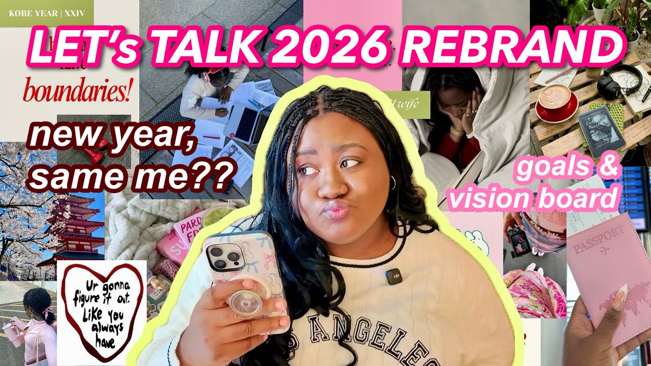 A Soft 2026 Rebrand | Vision Board, 2025 Accomplishments (Cake) & 2026 Intentions
