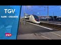 Ref:LkSSQrgp4Q8 3) d�part train tgv sncf en gare d'orange