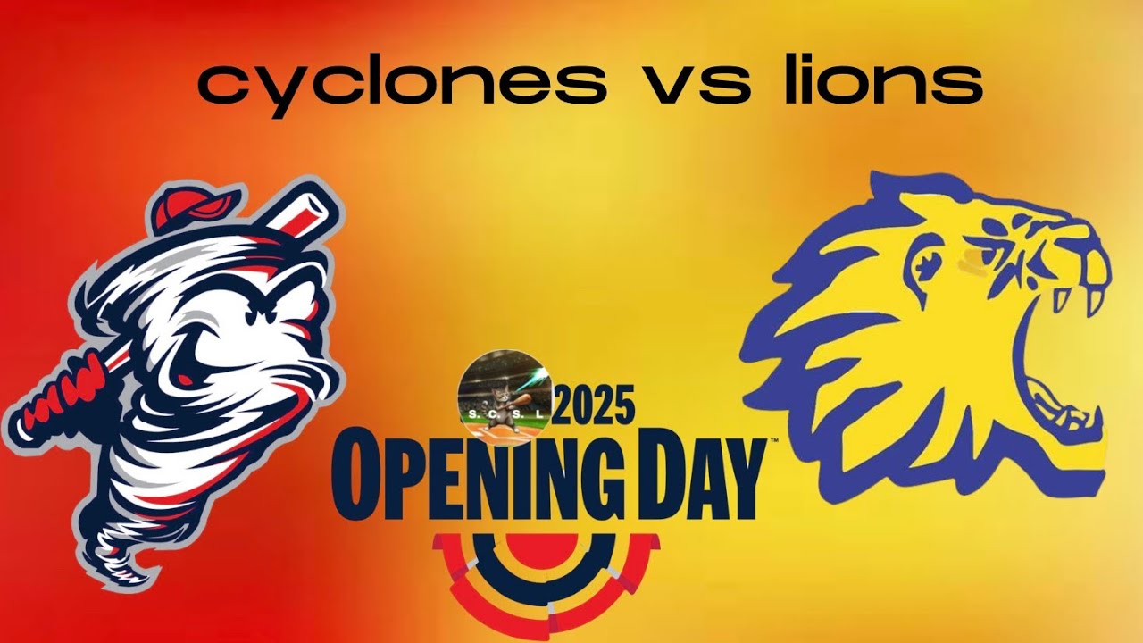 SCSL Opening Day| Cyclones vs Lions| WALK OFF ENDING|