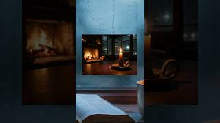A Spoken Prayer For the Quiet Hero🕊️ (fireplace, rain)  #shorts  #god