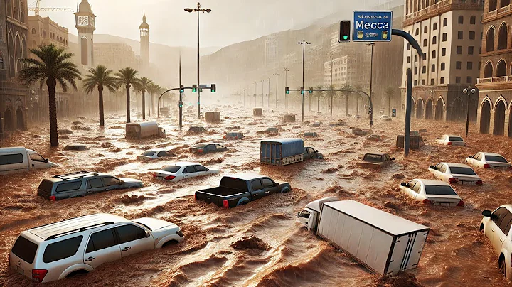 Heavy Rains Caused Severe Flooding in Mecca, Saudi Arabia ! Roads and Cars Submerged