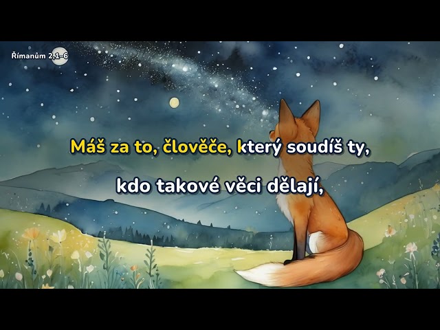 Proto jsi bez omluvy, člověče... Římanům 2:1-6 | Zhudebněné verše pro děti