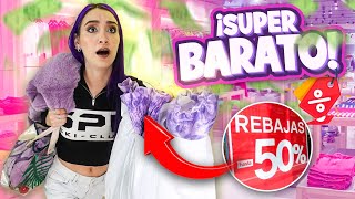 COMPRANDO TODA LA ROPA MORADA QUE VI EN *REBAJAS* 🛍💲