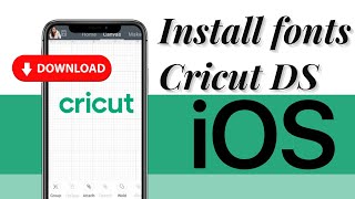 How to Upload Fonts to CRICUT DESIGN SPACE on iOS       (install your favorite fonts with this app!) screenshot 5