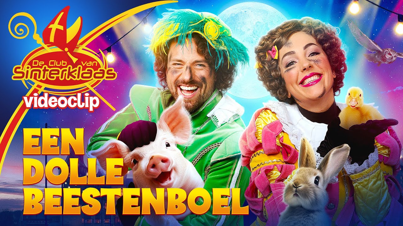 EEN DOLLE BEESTENBOEL - COOLE PIET & DANSPIET (2025) • VIDEOCLIP uit De Club van Sinterklaas Film 🎞
