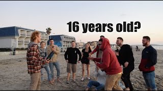 16 YEAR OLD RAPPING TO STRANGERS