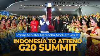 Prime Minister Narendra Modi arrives at Indonesia to attend G20 summit l PMO