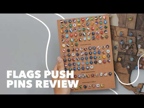 Flags Push Pins Review | Enjoy The Wood