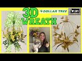 Dollar Tree 3D Wreath | Dollar Tree DIY | AMAZING!!