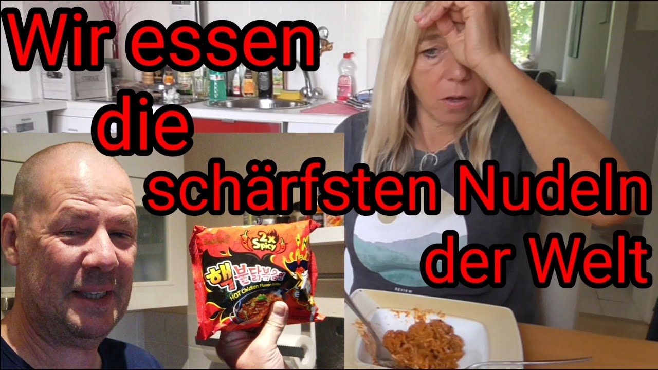 SIE bekommt die 🌶schärfsten Nudeln🌶 der Welt serviert - Samyang Bulldark HOT Chicken Flavor Ramen