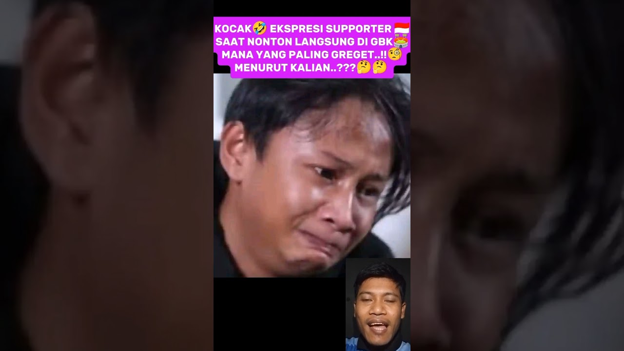 LUCU 🤣😁 EKSPRESI SUPPORTER TIMNAS SAAT NONTON LANGSUNG DI GBK BIKIN NGAKAK 