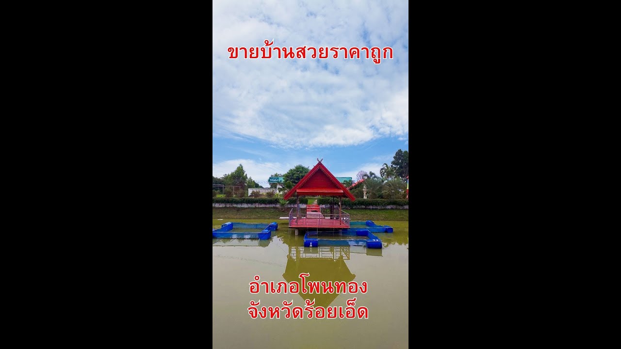 ขาย จำหน่ายที่บ้านพร้อมที่ดิน อ.โพนทอง จ.ร้อยเอ็ด ราคาถูก