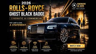 The Most Cinematic Rolls-Royce Ghost Film Ever Made | 2026 Black Badge | 8K AI Luxury Concept