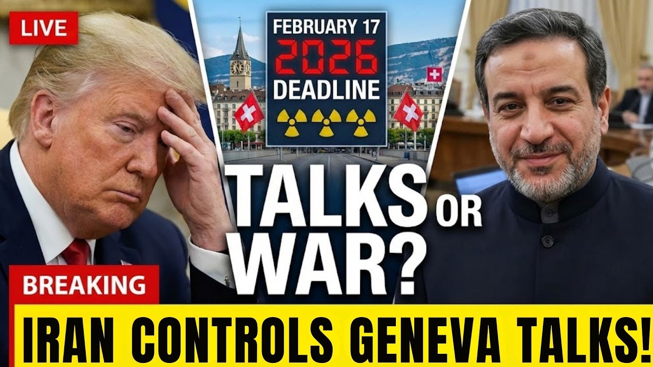 1 MIN AGO: Iran Controls Geneva Talks Schedule - Trump's Desperate LAST CHANCE!