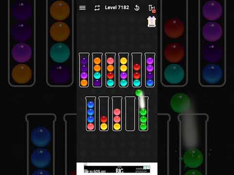 Ball Sort   Level 7182