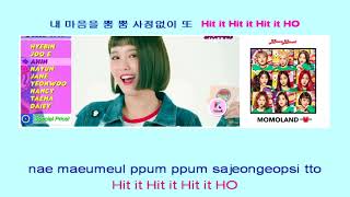 MOMOLAND 모모랜드 BBoom BBoom 뿜뿜 (Instrumental official + Lyrics)