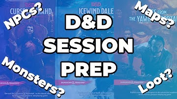STOP wasting your time when preparing a D&D session