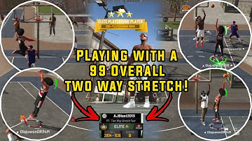 NBA 2K19 Playing With a 99 Two Way Stretch! Shot Creating Post Scorer Dominates