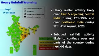Heavy rain likely over East & Central India from August 17-19 and Northeast India from August 17-21 screenshot 5