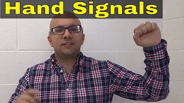 Is it legal to use hand signals?