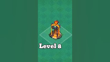 Inferno Tower Upgrade All Level (1 to 8) | Max Level Inferno Tower | Clash of Clans