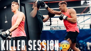 Fight Night Prep: Professional Boxer Training Session | Day in Camp