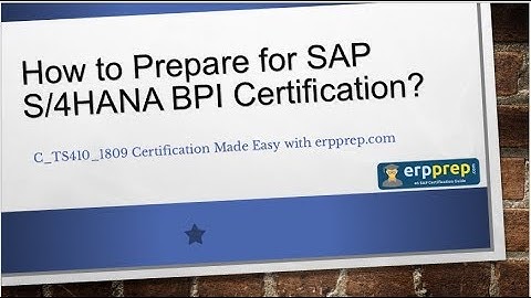 Best Preparation Tips for SAP Business Process Integration C TS410 1809 Certification Exam.