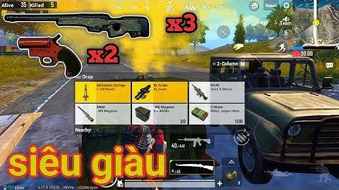 PUBG Mobile - Thêm 1 Trận Đấu Cực Nhiều AWM Và Flaregun | Combo Hủy Diệt Map Trong Tay