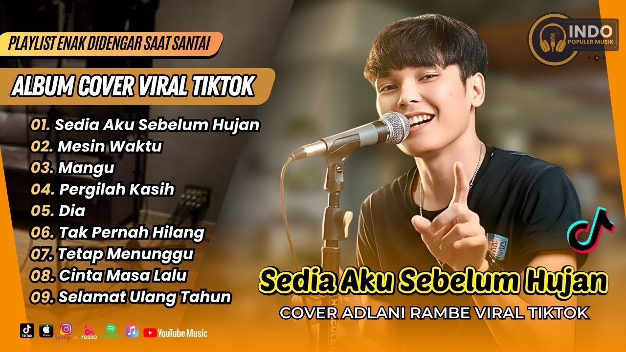 SEDIA AKU SEBELUM HUJAN - Adlani Rambe (Cover) | MESIN WAKTU | MANGU | LAGU COVER AKUSTIK