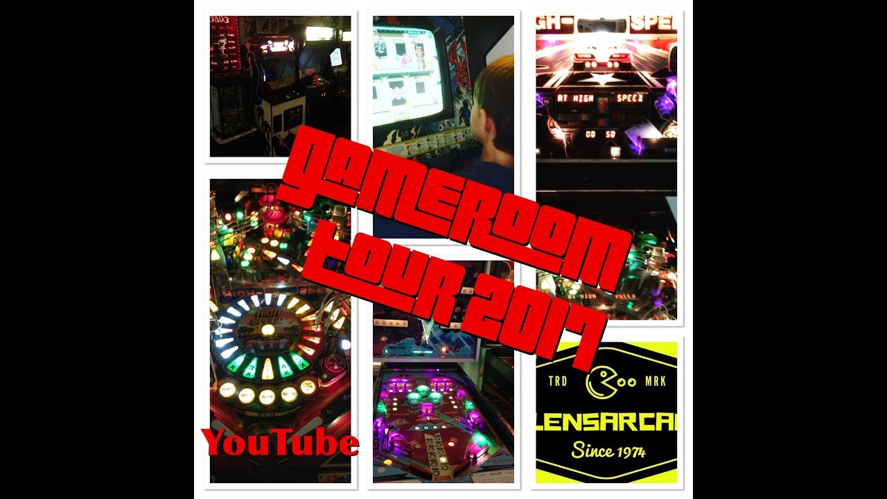 Game Room Tour 2017 gaming logo