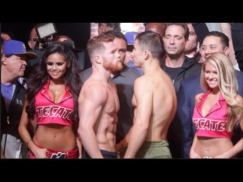 INTENSE!!! - SAUL 'CANELO' ALVAREZ v GENNADY GOLOVKIN - OFFICIAL WEIGH IN & HEAD TO HEAD / SUPREMACY