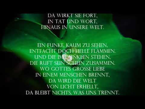 Ins Wasser fällt ein Stein (Wo Gottes große Liebe)