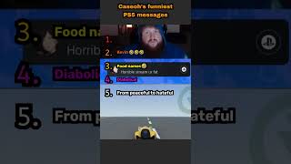 Caseoh's Funniest PS5 Messages #caseoh #fallguys