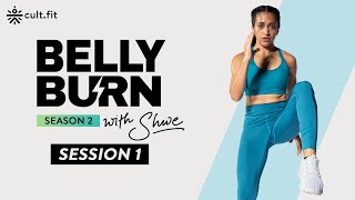 Belly Burn With Shwe - Session 1 | Belly Workout At Home | Easy Exercises To Lose Belly Fat| Cultfit screenshot 4