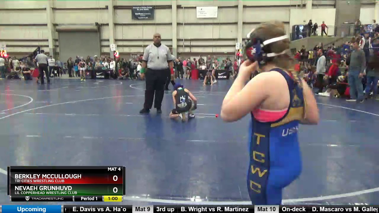 12U Girls 85 Matilda Hruby Brighton Wrestling Club Vs Delarie Juarez ...