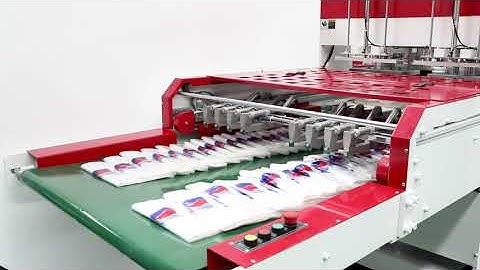 HIGH SEA MACHINERY HSCG-450X2 two lines high speed tshirt bag carry bag making machine