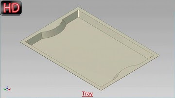 Tray (Video Tutorial) Autodesk Inventor